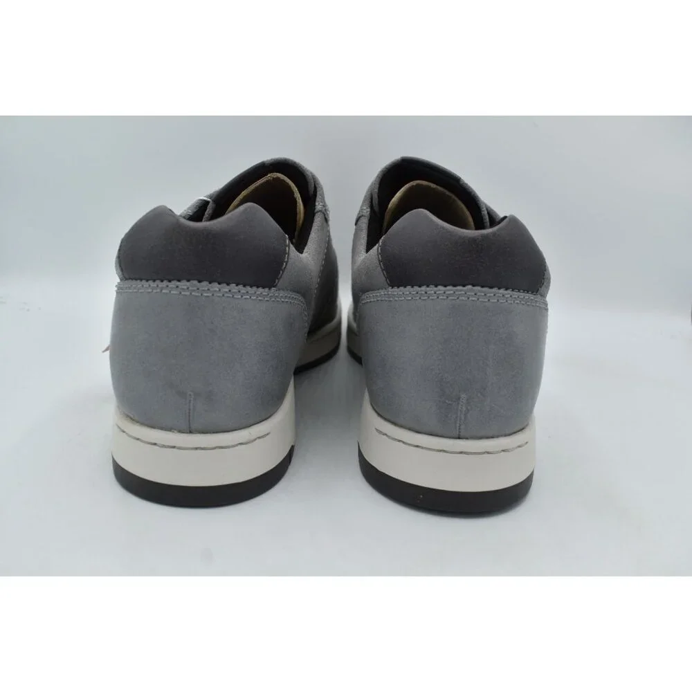 Born Mens Size 11.5‎ Captain Grey Distressed Leather Lace Up Sneakers Shoes